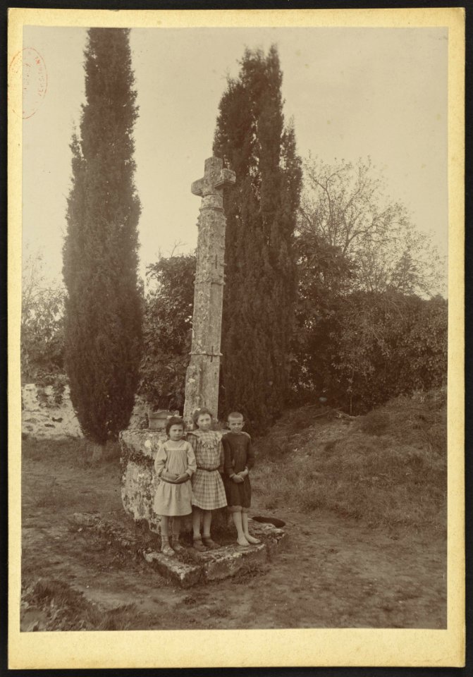 Croix de cimetière du XVIe de Baigneaux - J-A Brutails - Université Bordeaux Montaigne - 0859