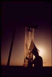 Crop-duster-and-flagman-near-calipatria-in-the-imperial-valley-may-1972 7136438105 o