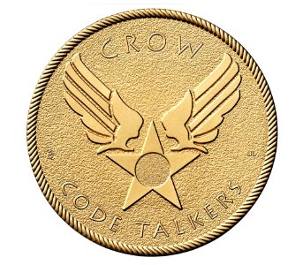 Crow Nation Congressional Gold Medal (front)