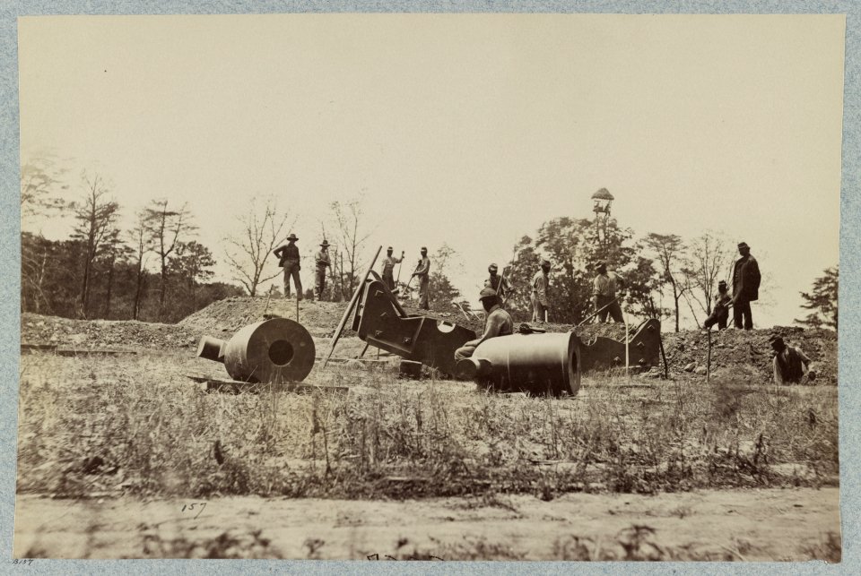 Crow's Nest battery and lookout in front of Petersburg, Va LCCN2012646276