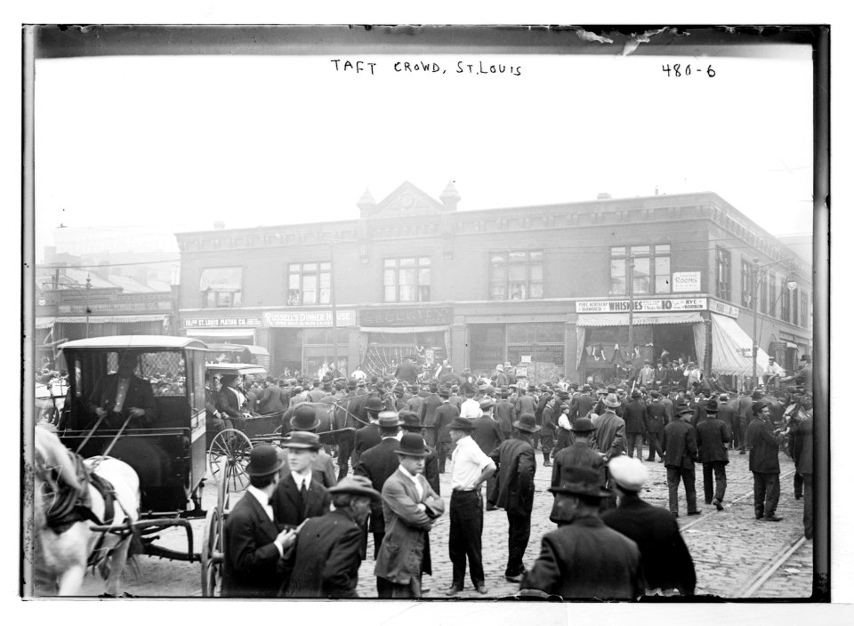 Crowd for Taft, St. Louis, MO. LCCN2014682258