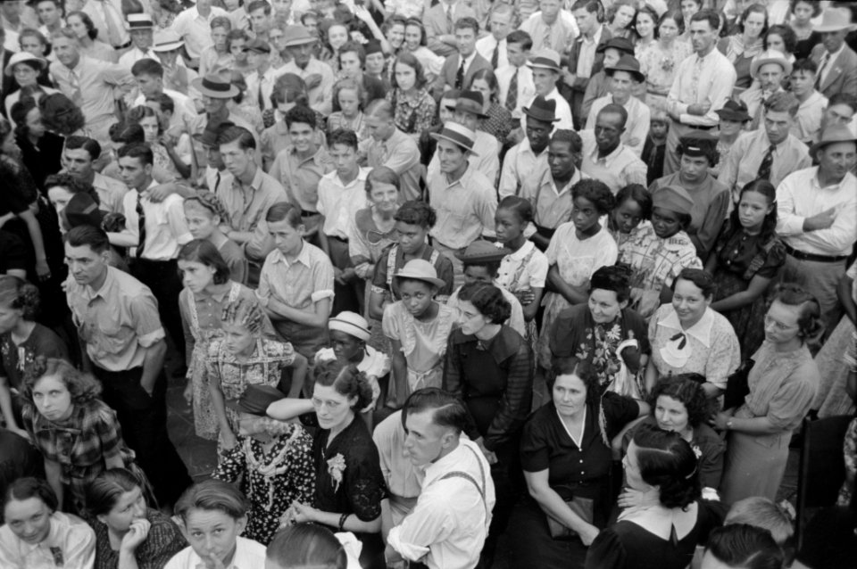 CrowleyCrowdListening1938