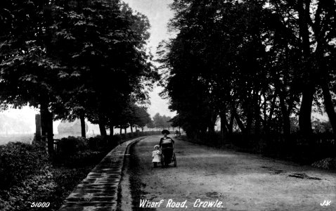 Crowle, Wharf Road c1908