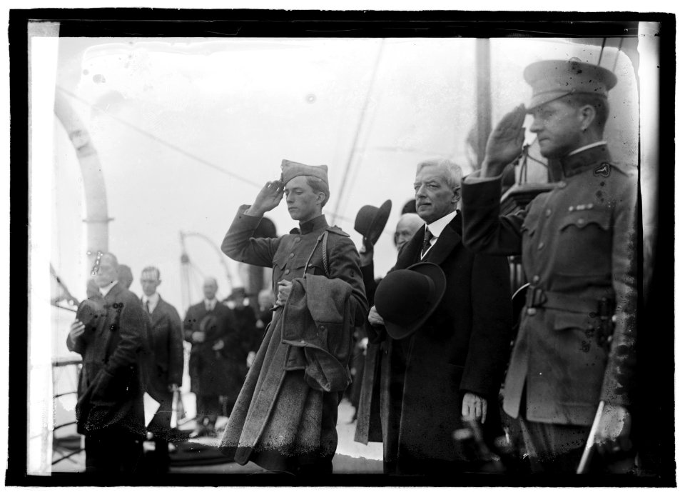 Crown Prince & Vice Pres. Marshall on Mayflower LCCN2016822018