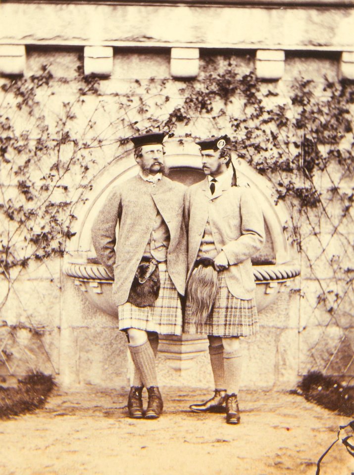 Crown Prince Frederick of Prussia and Prince Louis of Hesse