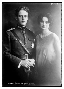Crown Prince of Belg. (i.e., Belgium) and wife LCCN2014699944
