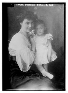 Crown Princess of Germ. (i.e. Germany) & son LCCN2014694730