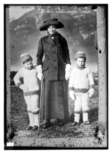 Crown Princess of Germany and oldest sons LCCN2014693446