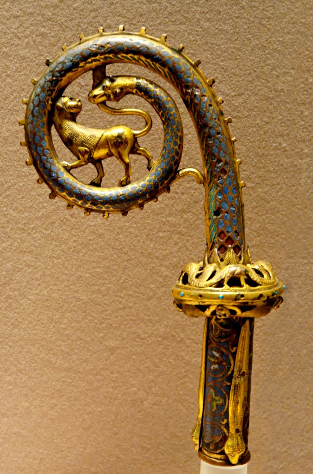 Crozier lion snake Louvre OA7287