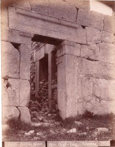 Crupi, Giovanni (1849-1925) - n. 1172 - Cefalù - Palermo - Edifizio greco (Tempio di Diana) - Cm 23x17 - Delcampe