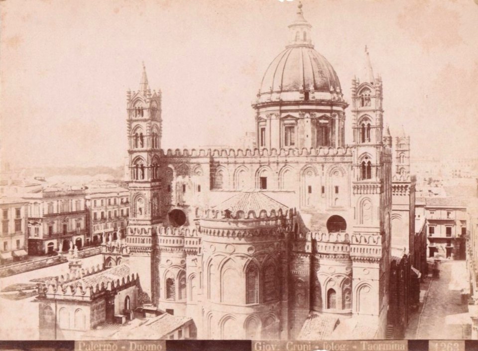 Crupi, Giovanni (1849-1925) - n. 1263 - Palermo - Duomo - Cm 22x16,5 - Delcampe