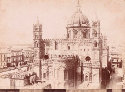 Crupi, Giovanni (1849-1925) - n. 1263 - Palermo - Duomo - Cm 22x16,5 - Delcampe