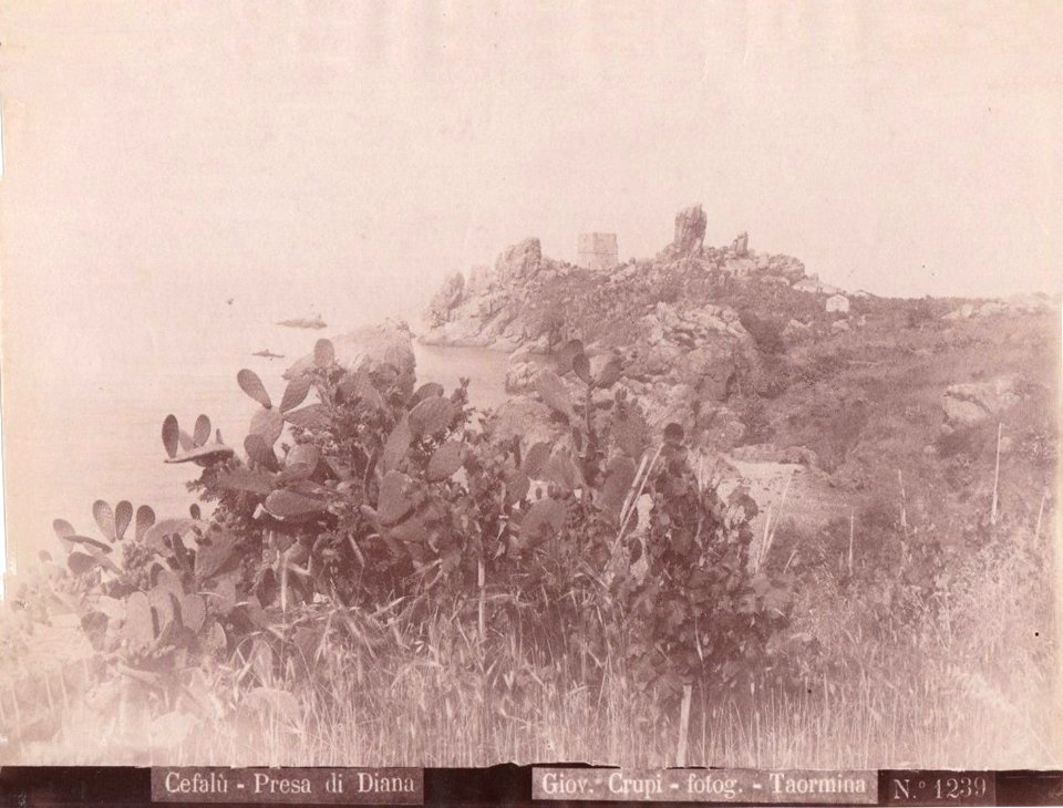 Crupi, Giovanni (1849-1925) - n. 1239 - Cefalù - Palermo - Presa di Diana - Cm 23x17 - Delcampe