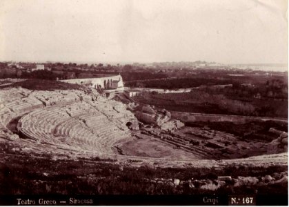 Crupi, Giovanni (1849-1925) - n. 167 - Teatro Greco - Siracusa - Bis