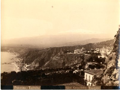 Crupi, Giovanni (1849-1925) - n. 494 - Panorama - Taormina