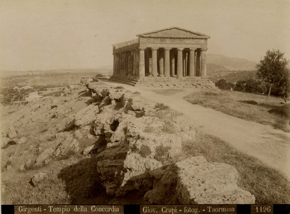 Crupi, Giovanni (1849-1925) - n. 1196 - Girgenti - Tempio della Concordia