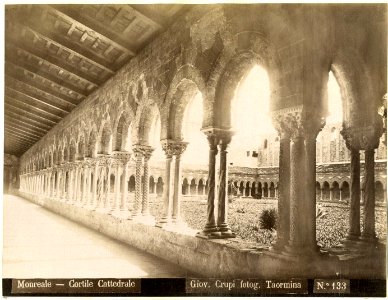 Crupi, Giovanni (1849-1925) - n. 133 - Monreale - Cortile Cattedrale