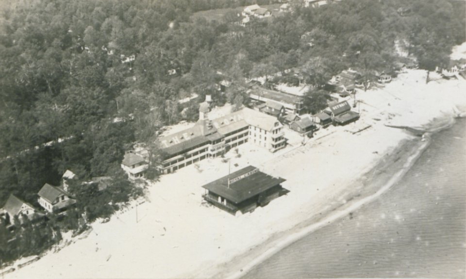 Crystal Beach Ontario from an Aeroplane (HS85-10-37563)