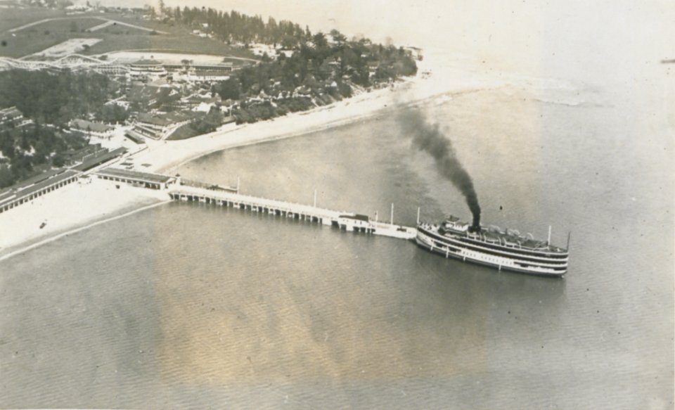 Crystal Beach Ontario from an Aeroplane (HS85-10-37566)