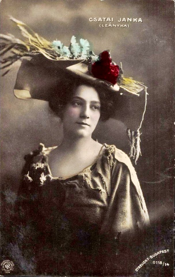 Csatay Janka (Strelisky-fotó, 1906)
