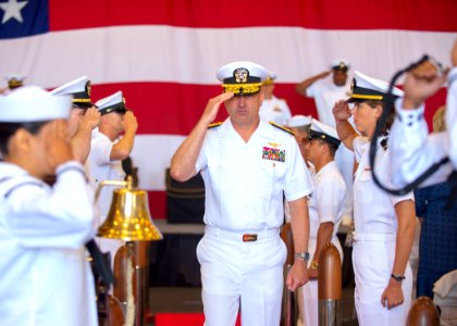 CSG-1 Conducts Change of Command 210528-N-TY704-1508