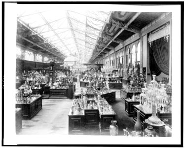 Crystal exhibit in the Palace of Diverse Industries, Paris Exposition, 1889 LCCN92520506