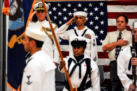 CS2 Michael Dacanay retires 150711-N-OO032-031