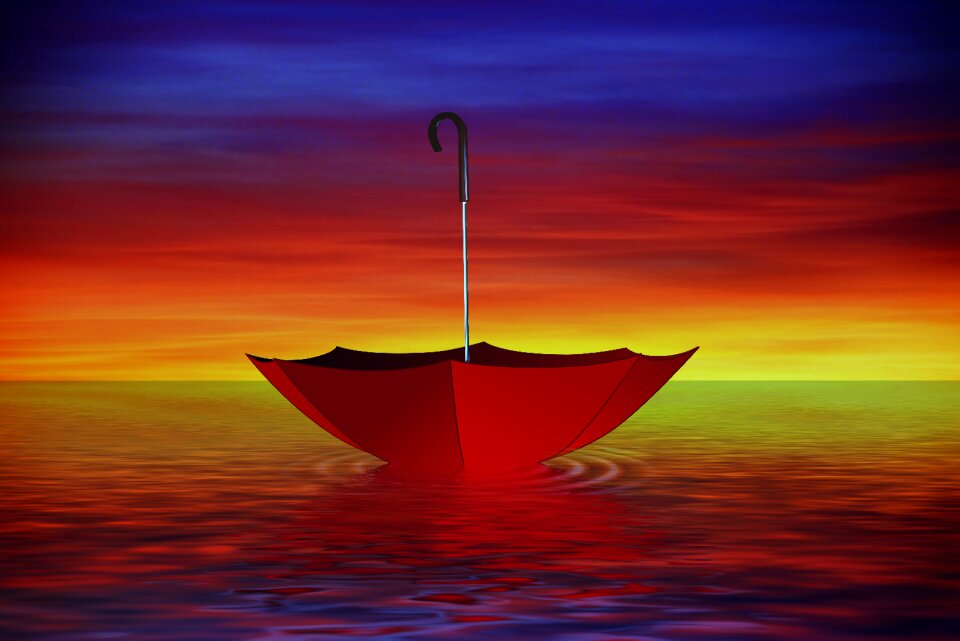 Wave umbrella mirroring