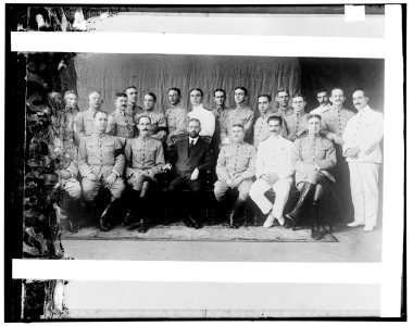 Cuba's President and general army staff LOC hec.13650
