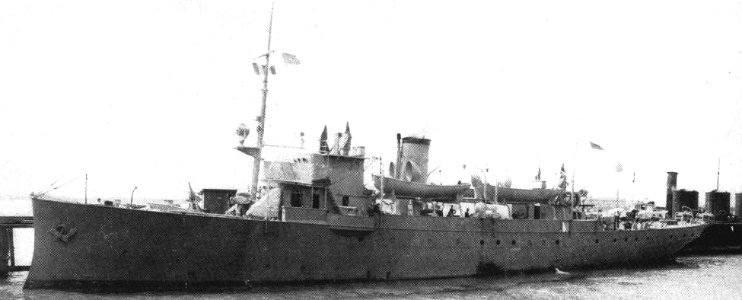 Cuban gunboat Patria in the 1940s