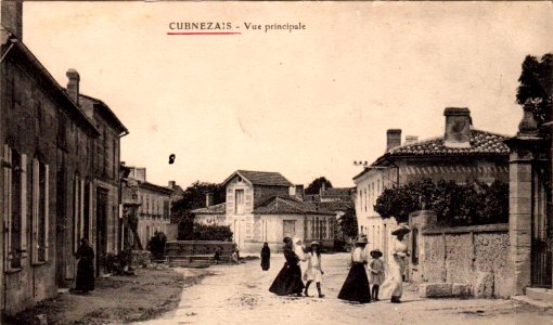 Cubnezais - bourg 1