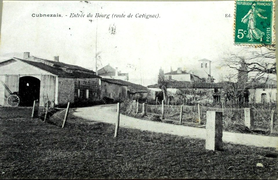 Cubnezais - route de Cavignac
