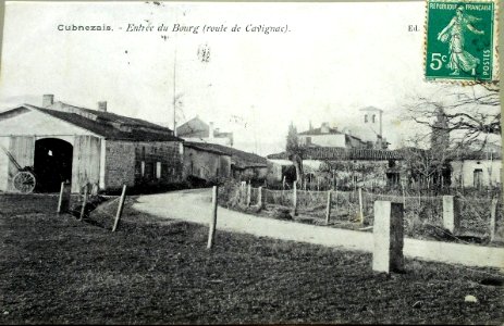 Cubnezais - route de Cavignac