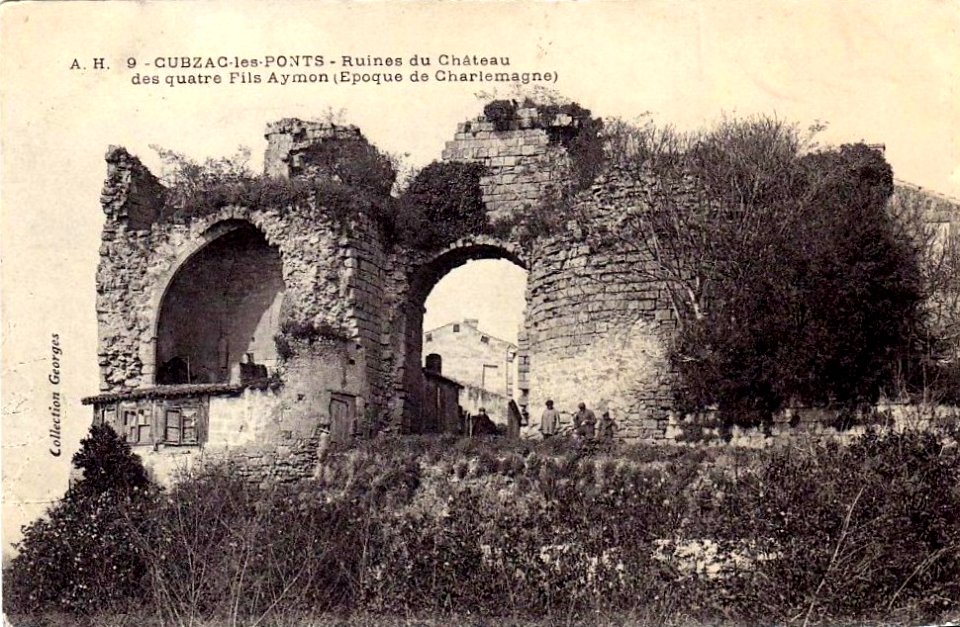 Cubzac-les-ponts - château des 4 fils Aymon 4