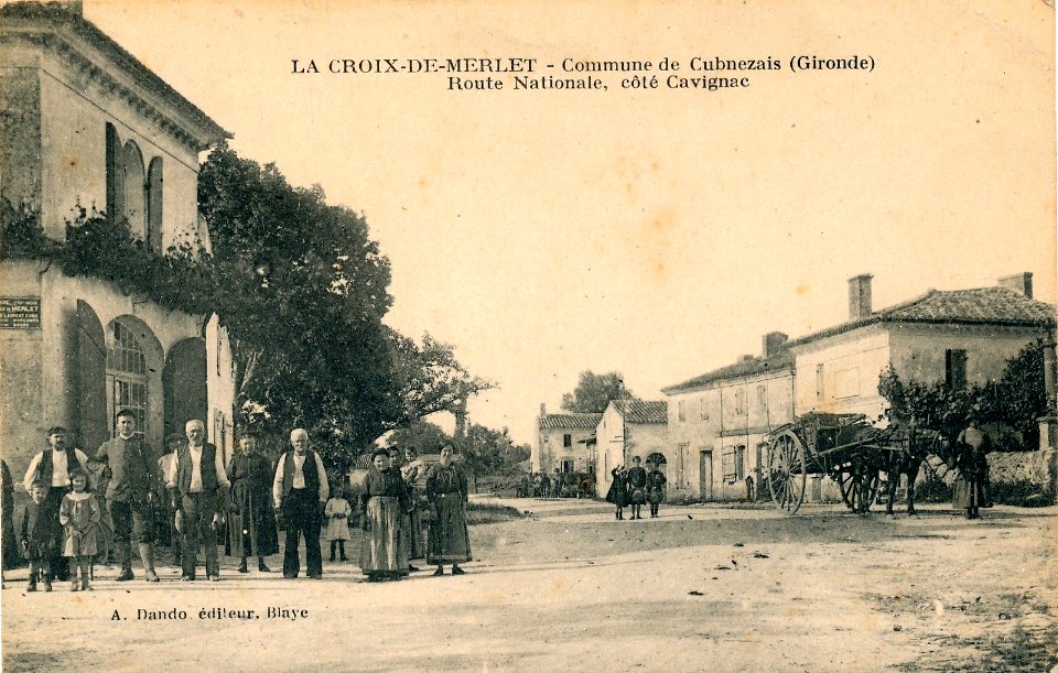 Cubnezais - La croix de Merlet