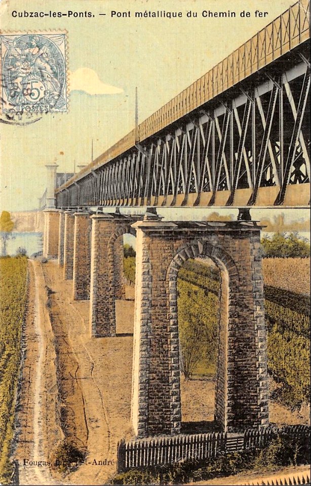 Cubzac-les-ponts - pont du chemin de fer 2