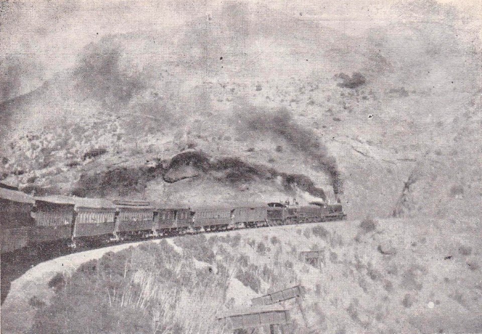 Cuesta del Tabón pre-electrificación - Congreso de Ferrocarriles del Estado (1929)