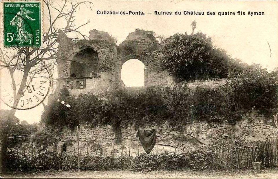 Cubzac-les-ponts - château des 4 fils Aymon 3