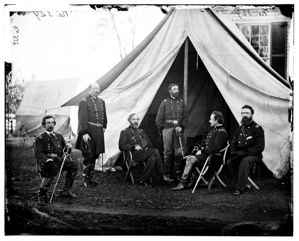 Culpeper, Va. Generals of the Army of the Potomac- Gouverneur K. Warren, William H. French, George G. Meade, Henry J. Hunt, Andrew A. Humphreys, George Sykes LOC cwpb.03981