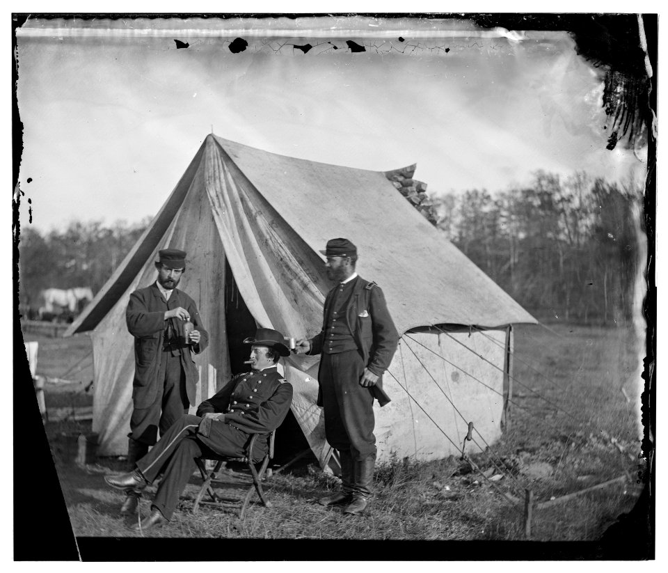 Culpeper, Virginia. Colonel Wood and friends LOC cwpb.00824