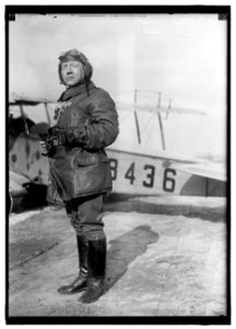 CULVER, CLARENCE C. COL., U.S.A. IN CHARGE DEVELOPMENT OF RADIO IN AIRPLANES. CURTISS PLANE LCCN2016869564