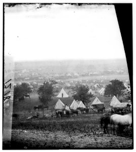 Cumberland Landing, Virginia. Federal encampment on the Pamunkey LOC cwpb.01406