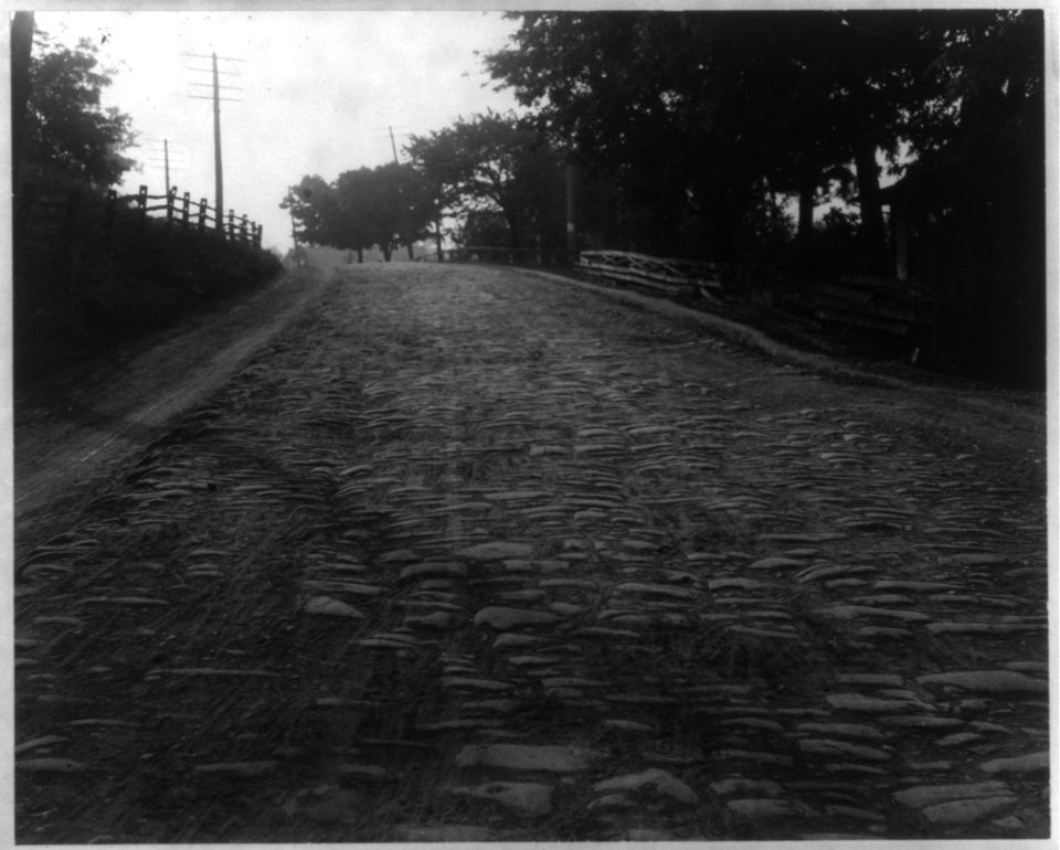 Cumberland Road, one and one-half miles east of Washington, Pa. LCCN2005696241