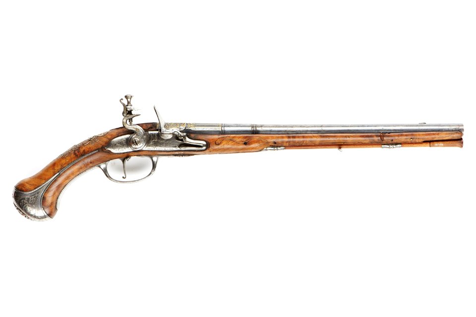 Cuny, flintlåspistol, 1670 - Skoklosters slott - 90718