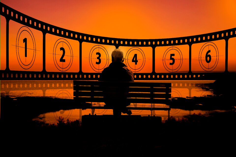 Film filmstrip black