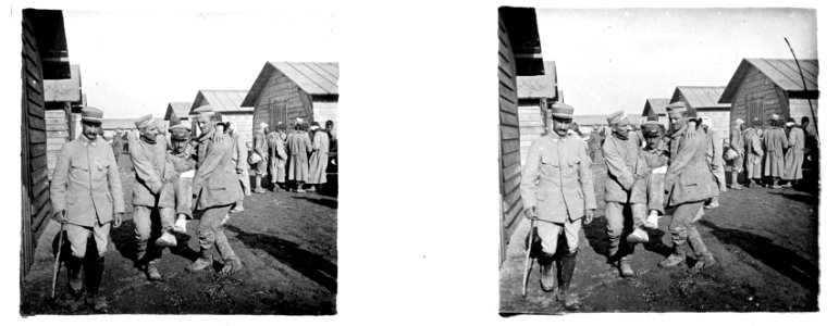 Cuperly. Blessés allemands - Fonds Berthelé - 49Fi786