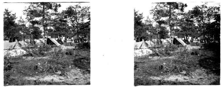 Cuperly. Campement d'artilleur - Fonds Berthelé - 49Fi542