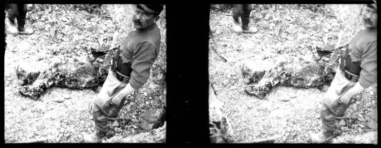 Cuperly. Cimetière. Exhumation des Allemands. 27-03-16 - Fonds Berthelé - 49Fi602