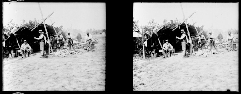 Cuperly. Cuisine des Territoriaux - Fonds Berthelé - 49Fi576