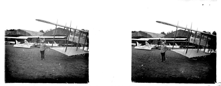 Cuperly. Escadrille MF 55. Lieutenant Siméan - Fonds Berthelé - 49Fi801